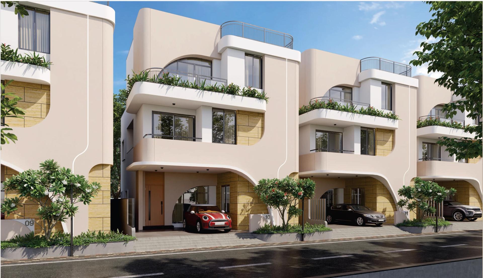 Elara villa front elevation